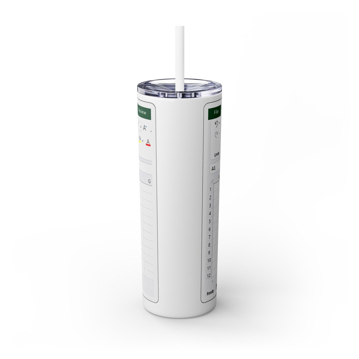 Freak in the Sheets Spreadsheet Themed Tumbler, 20oz Gift for Students, Accountants, Office Humor, Funny Drinkware
