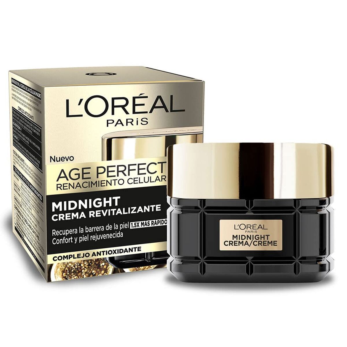 Anti-Ageing Night Cream L'Oreal Make Up Age Perfect 50 ml Revitalising-3
