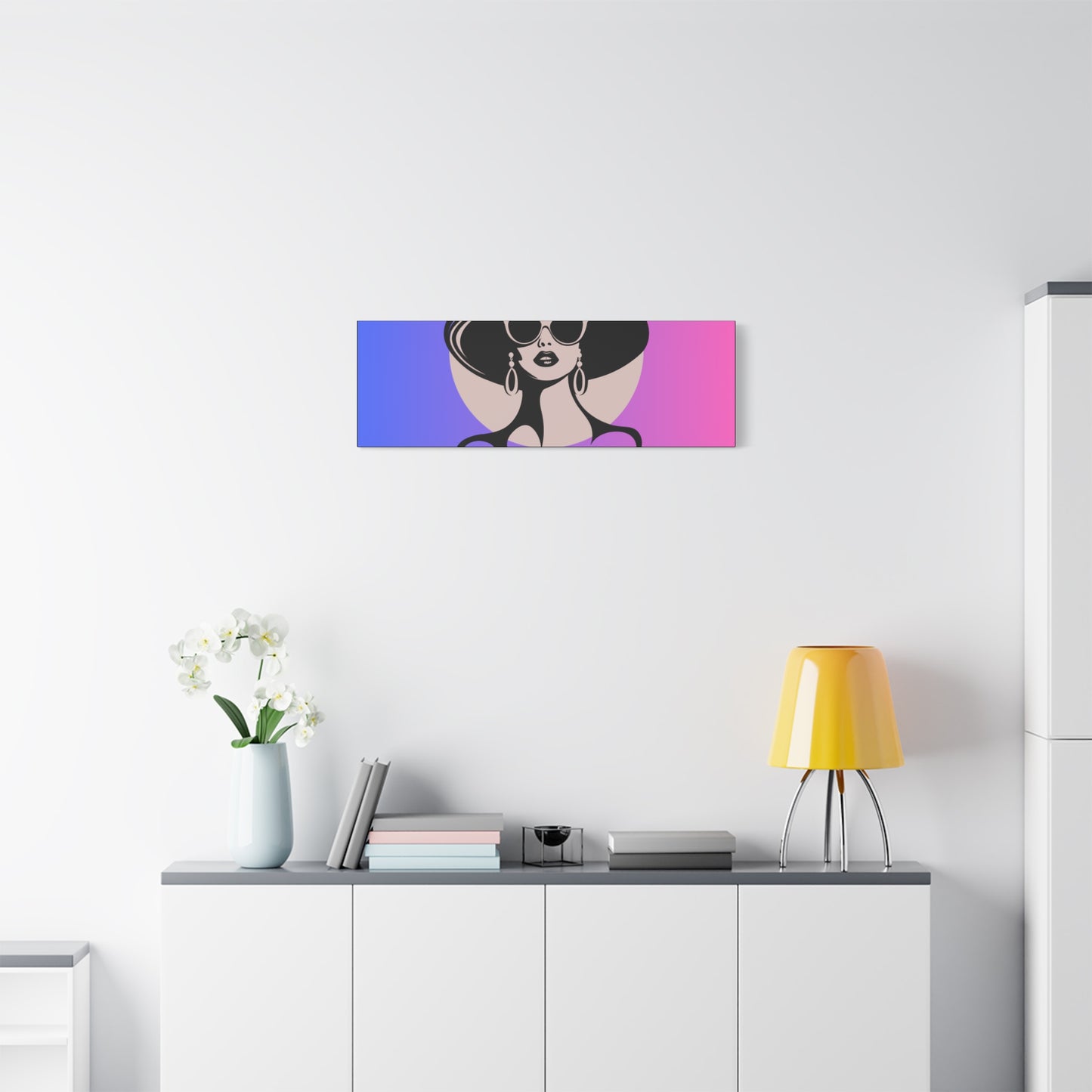 Fashionista Matte Canvas Wall Art, chic home decor, stylish gift for fashion lovers, wall decor, modern art piece, unique artwork