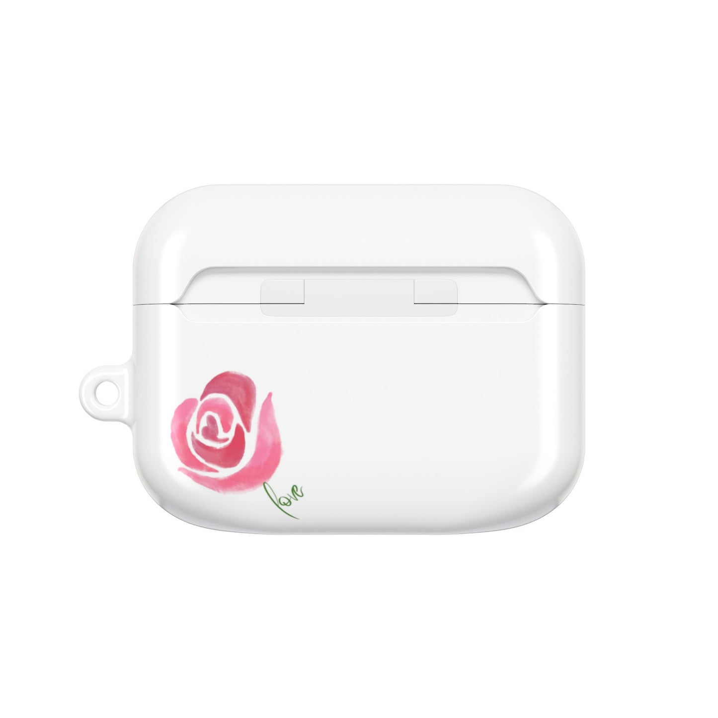 Romantic Rose AirPod Case - Cute Floral Design, Gift for Her, Valentine's Day Present, Trendy Accessory, Love Theme