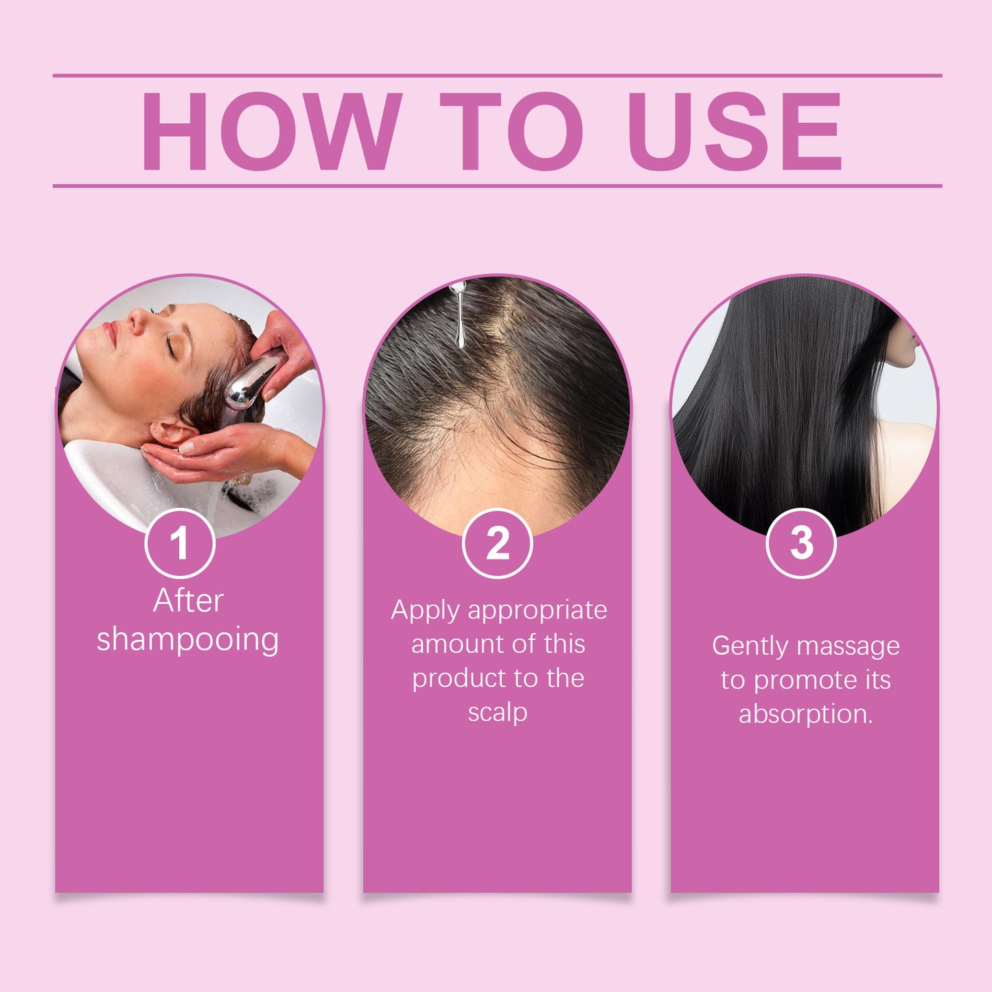 Hoegoa Scalp Care Essential Oil, Nourishes Hair, Moisturizes And Locks Water, Improves Hair Quality And Reduces Grease Frizz