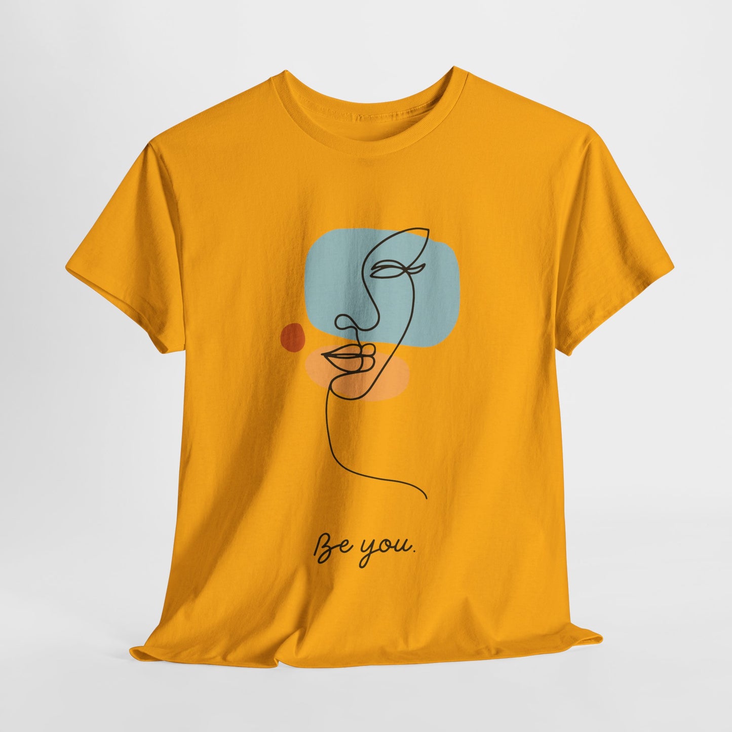 Minimalist Be You Tee, Unisex Cotton T-Shirt, Inspirational Graphic Tee, Gift for Friends, Casual Everyday Wear, Self-Love Apparel