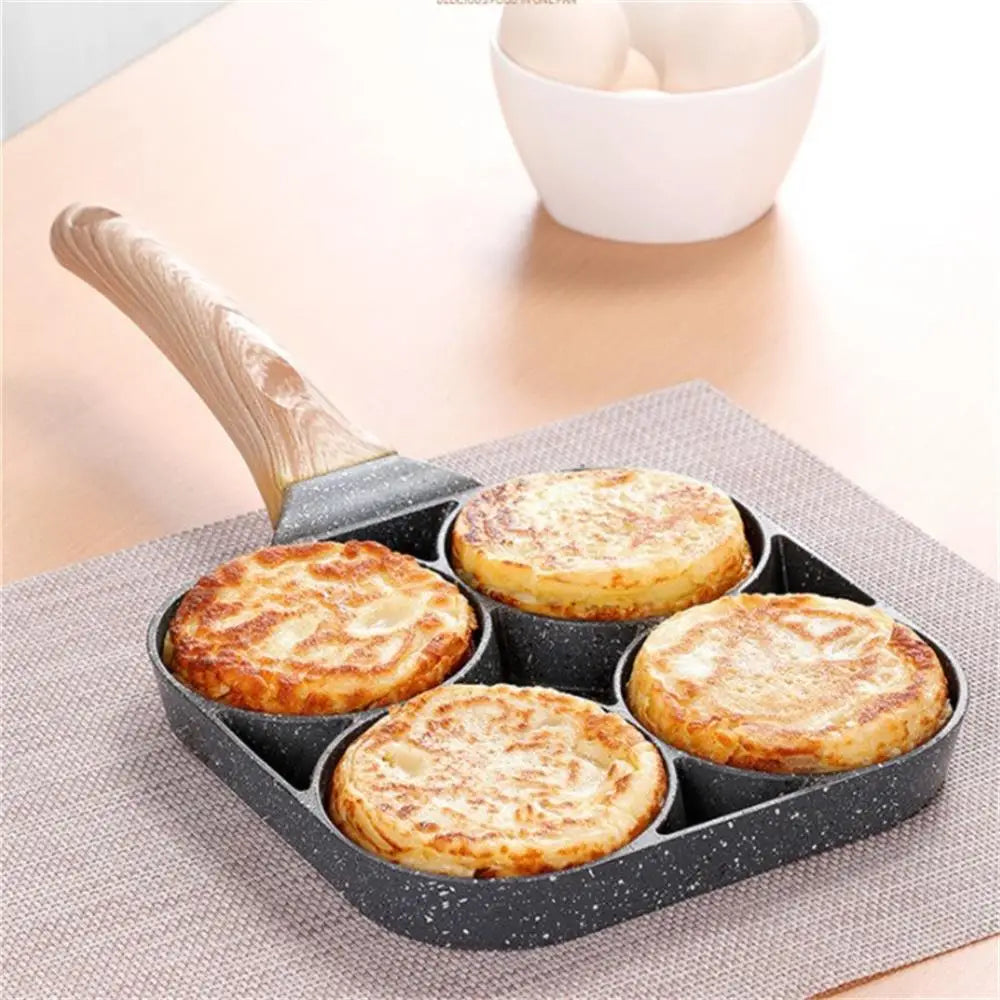Nonstick Egg Omelette Pan for Induction Cooking (4-Hole)-4