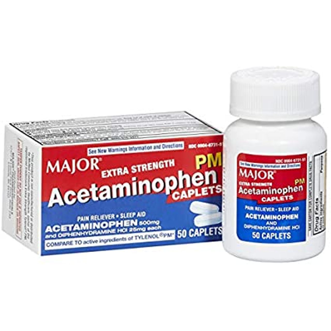 Major Acetaminophen PM 500mg 50ct
