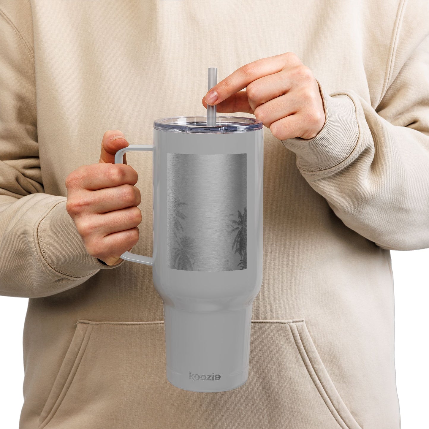 Personalized 40oz Insulated Tumbler with Lid, Engraved Drinkware for Travel, Beach Days, Gifts, Summer Fun, Eco-Friendly Hydration
