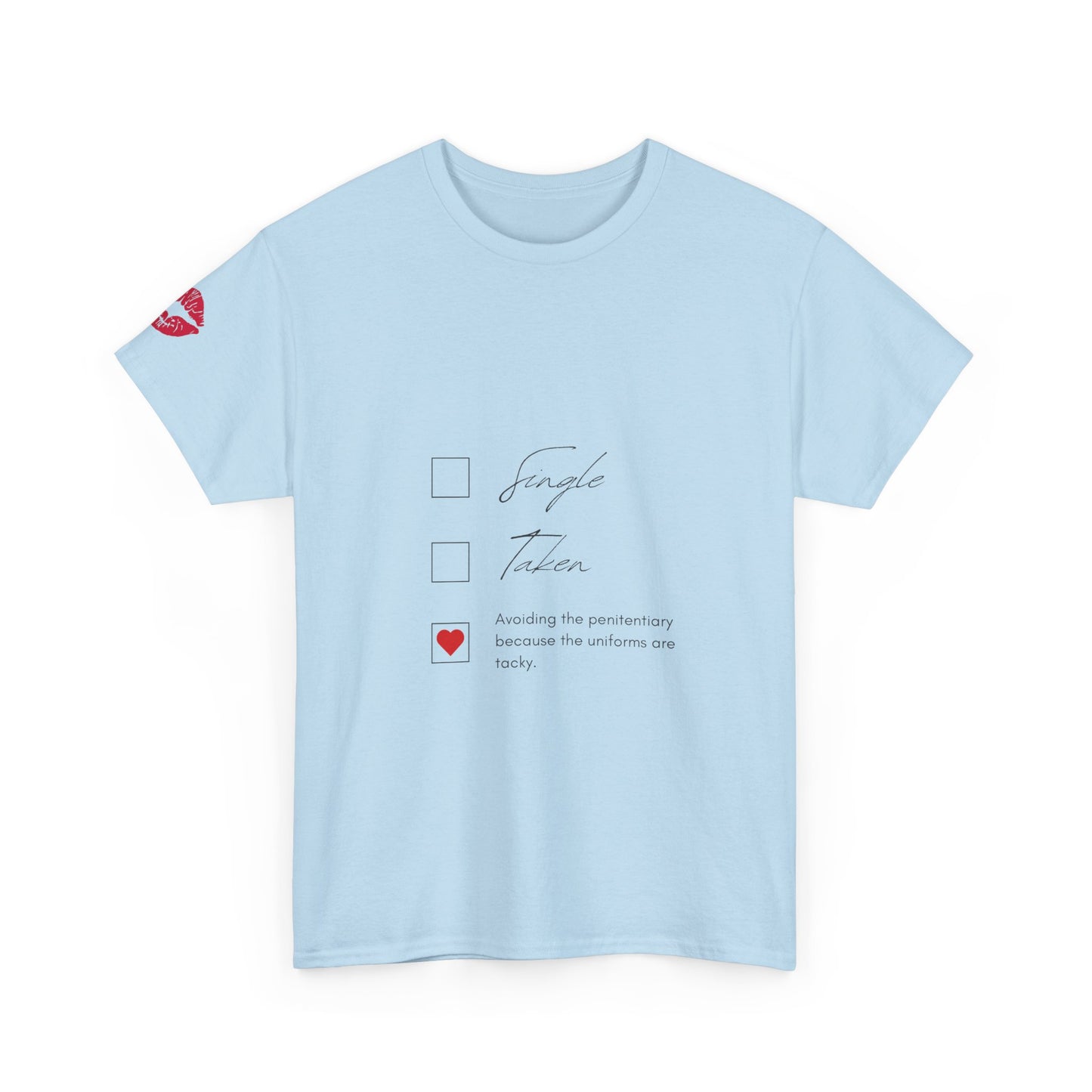YOU ARE ART - SINGLE, TAKEN... Artistic Unisex Cotton Tee with Heartfelt Prints, Casual Wear, Gift for Artists, Streetwear, Inspirational Fashion