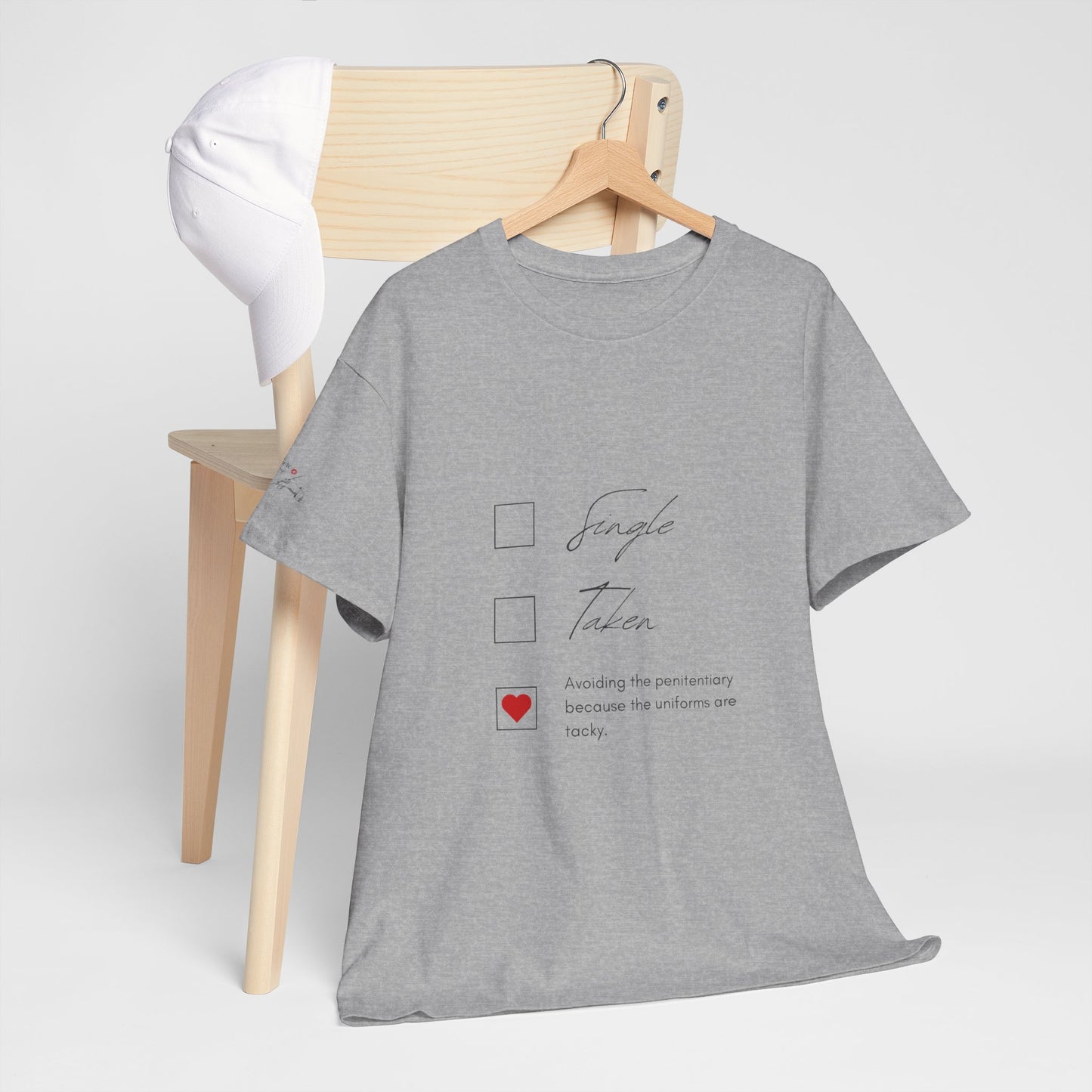 Single Taken Avoiding the Pen Play Where It's Safe T-Shirt Unisex Heavy 100% Cotton Tee