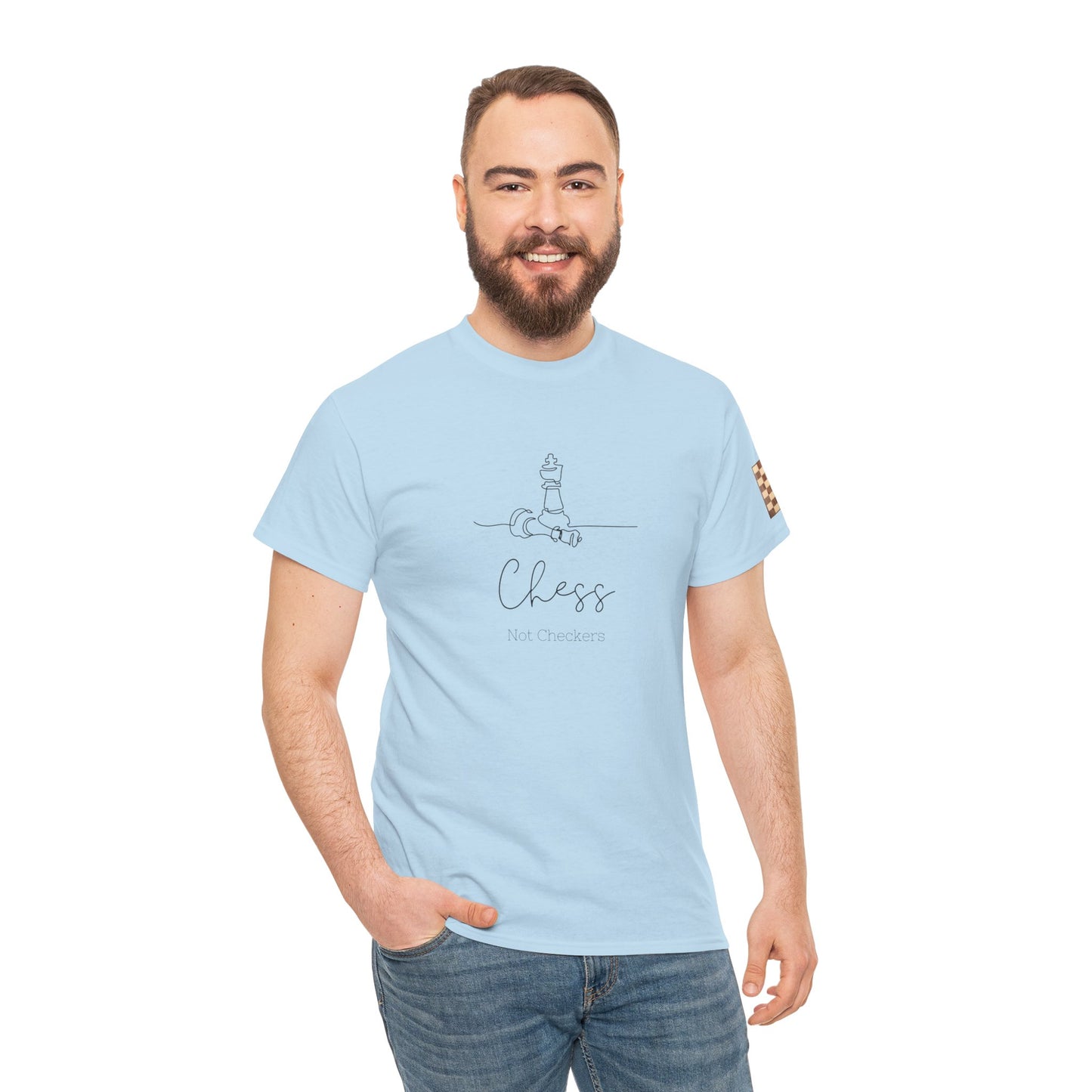 Chess Not Checkers Unisex Tee - Ethically Grown 100% Cotton - GILDAN