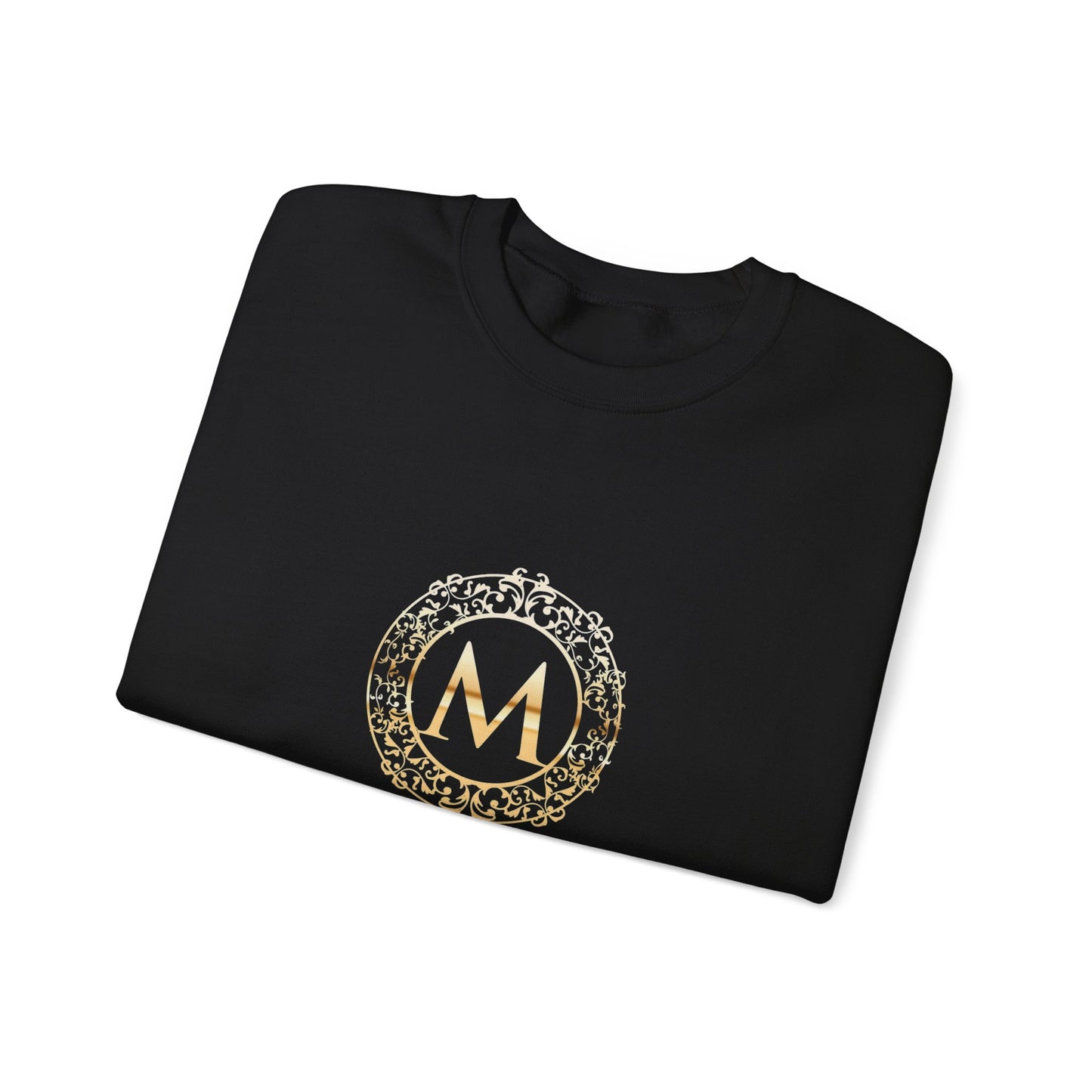 M LOGO - Mia Pruitt Monogrammed Heavy Blend Crewneck Sweatshirt