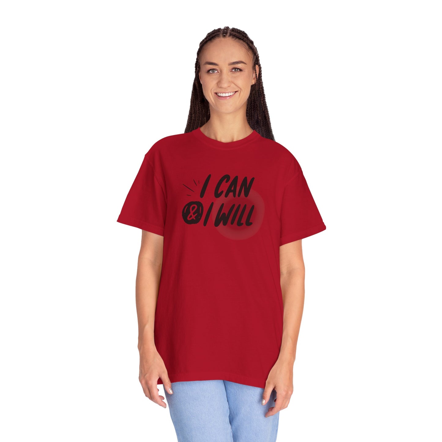 Motivational T-Shirt - Unisex Garment-Dyed Tee, Inspiring Quote, Gift for Friends, Workout Gear, Positive Affirmation Apparel