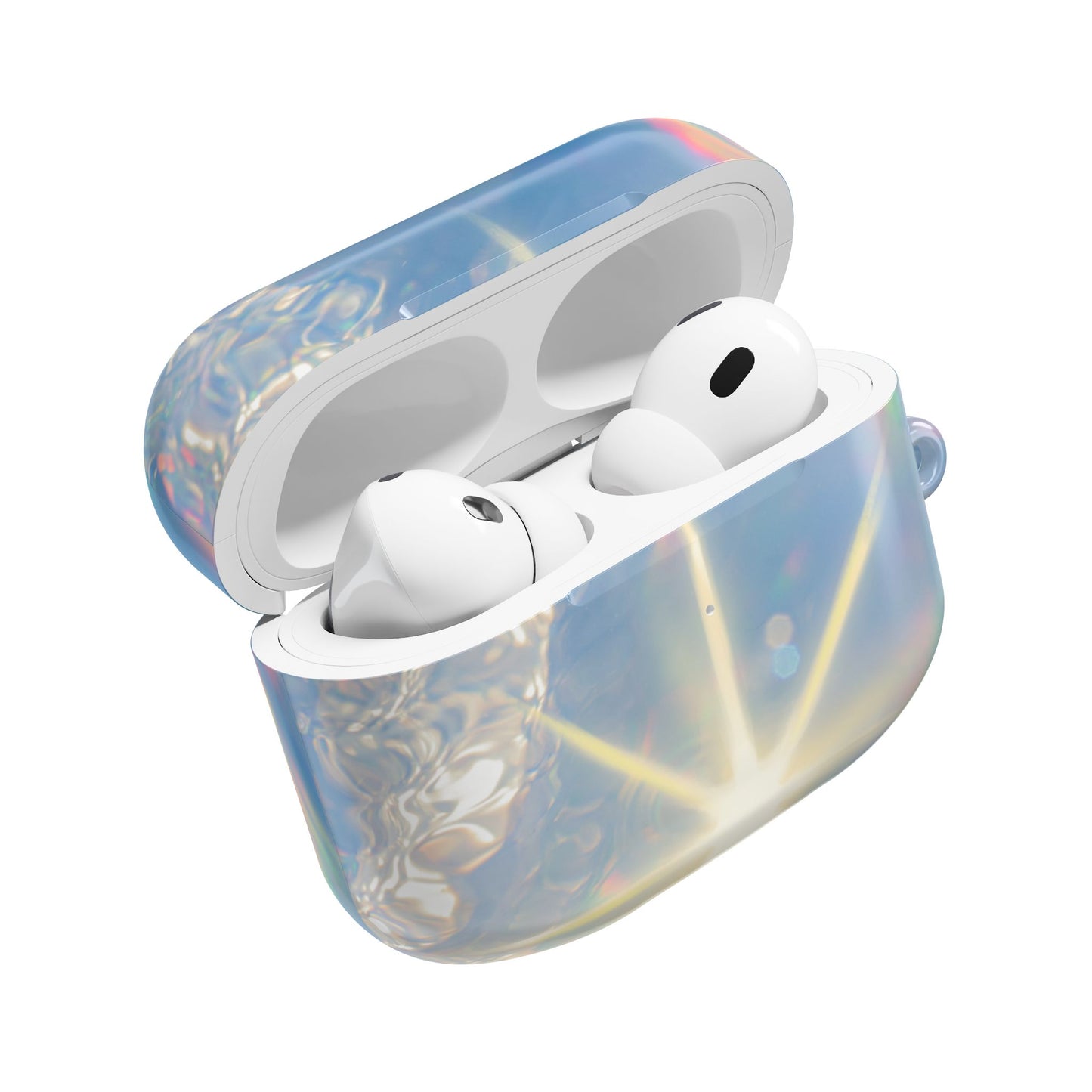 Holographic AirPod Case | Trendy Accessories, Gift for Music Lovers, Women's Tech, Unique Designs, Customized Earbud Holder