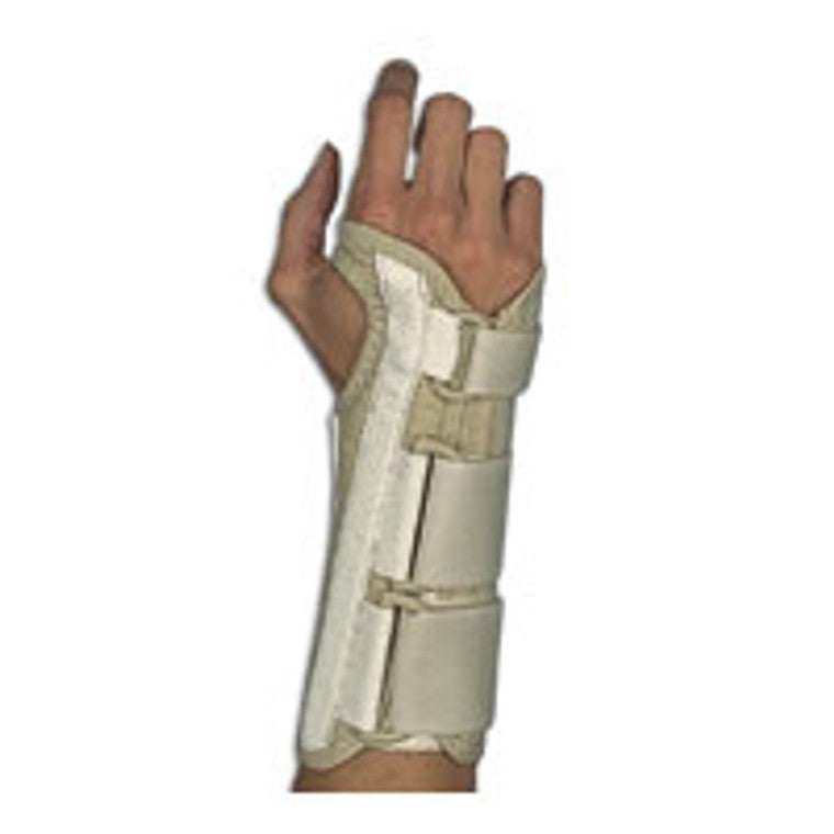 Scott Specialties Sportaid Deluxe Wrist Brace – Right Hand, Medium (Beige)