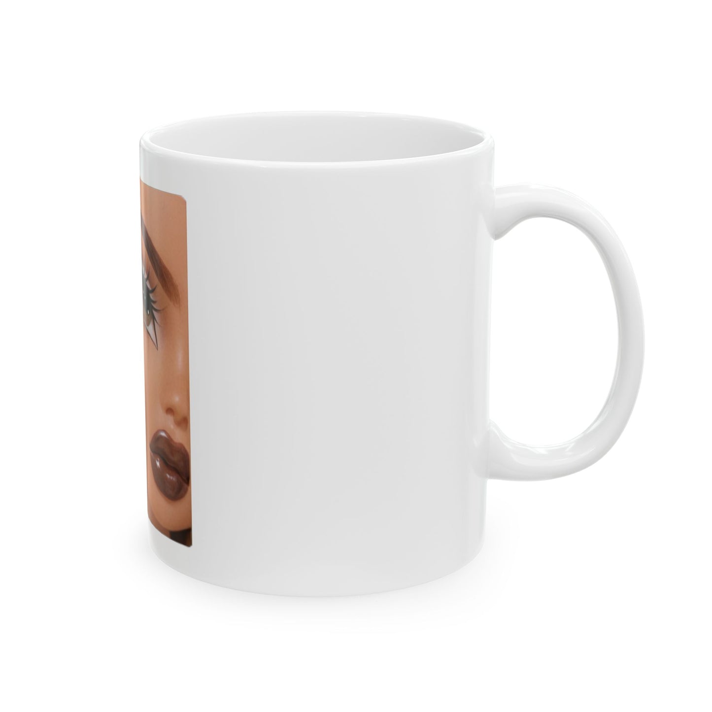 Stylish Ceramic Mug with Trendy Art Print, Coffee Mug for Home or Office, Cute Gift for Friends, Art Lover's Kitchen Decor