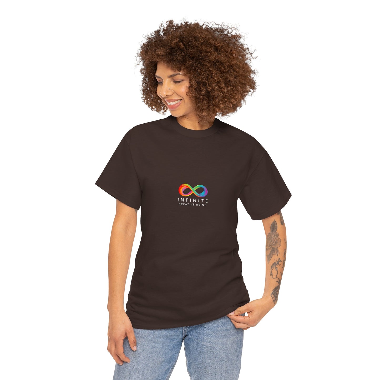 Colorful Infinite Creative Being Unisex Tee, Inclusive Fashion, Everyday Casual Wear, Gift for Friends