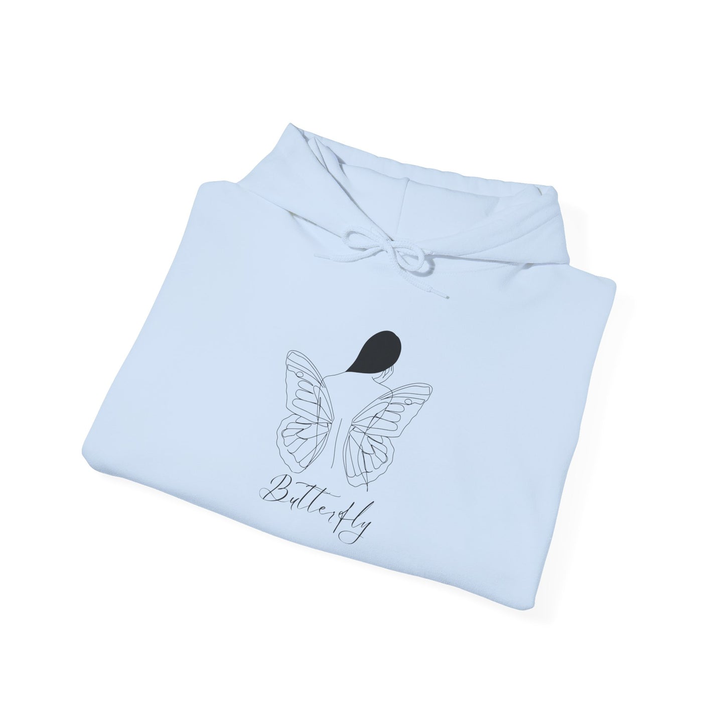 Butterfly Love Unisex Hoodie, Cozy Sweatshirt for Everyday Comfort, Gift for Nature Lovers, Butterfly Apparel for Spring