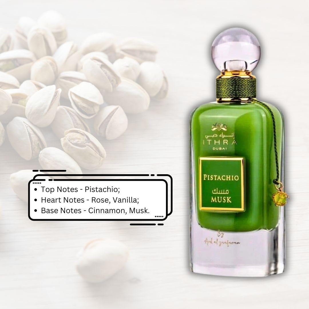 ARD AL ZAAFARAN ITHRA DUBAI PISTACHIO MUSK EDP 3.4 U-2