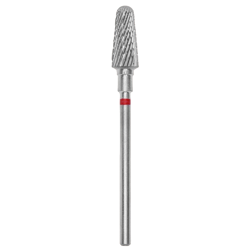 CARBIDE NAIL DRILL BIT, "CORN", RED, HEAD DIAMETER 6/14MM (FT70R060/14) (№67)- STALEKS™-0