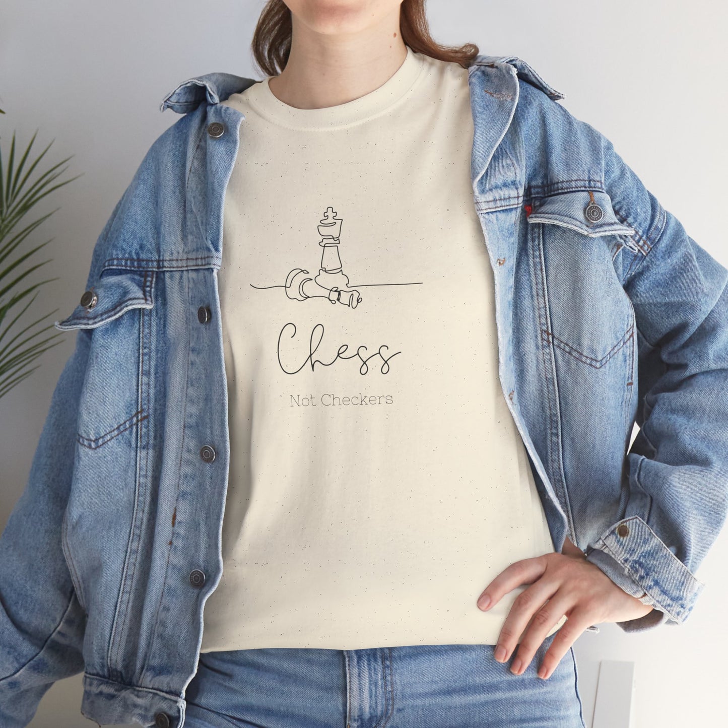 Chess Not Checkers Unisex Tee - Ethically Grown 100% Cotton - GILDAN