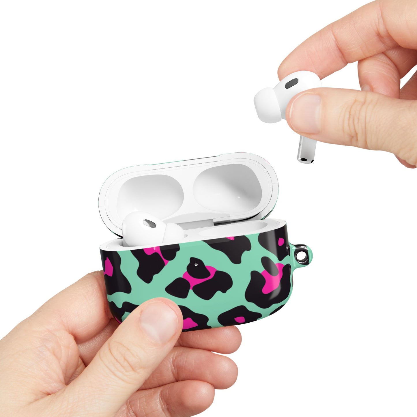 Trendy Leopard Print AirPod Cases | Cute Wireless Earbud Protectors, Stylish Gadget Accessories, Gift for Tech Lovers, Fun Animal Print