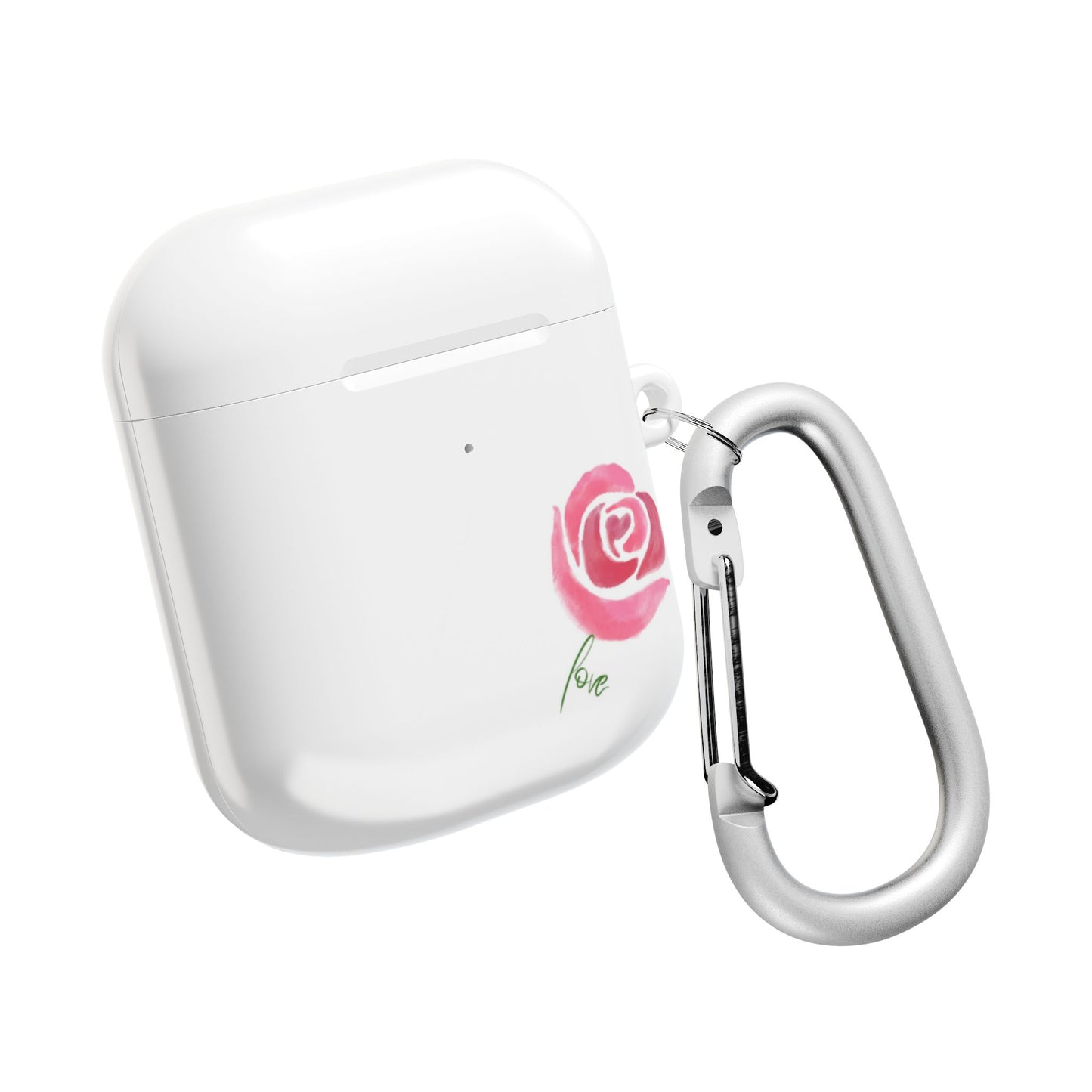 Romantic Rose AirPod Case - Cute Floral Design, Gift for Her, Valentine's Day Present, Trendy Accessory, Love Theme