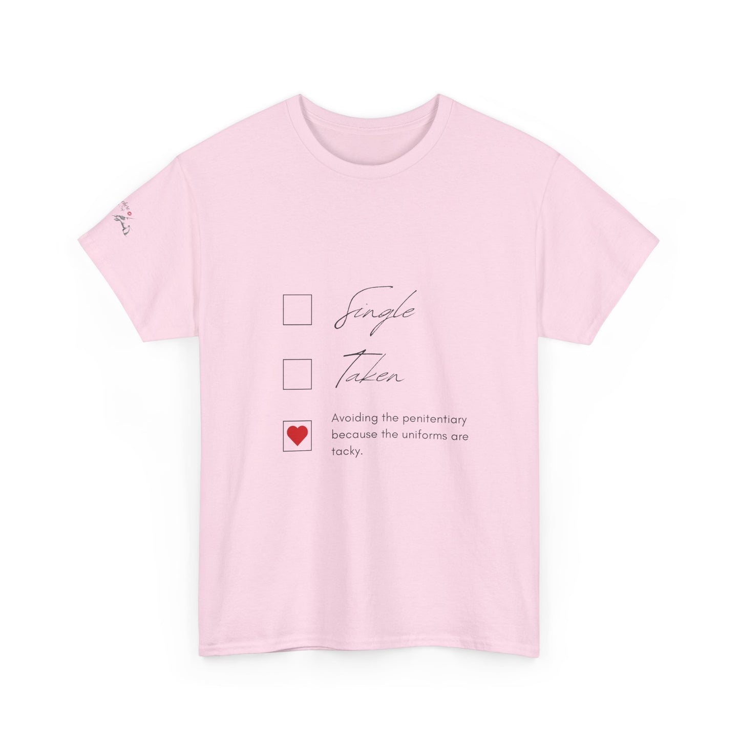 Single Taken Avoiding the Pen Play Where It's Safe T-Shirt Unisex Heavy 100% Cotton Tee