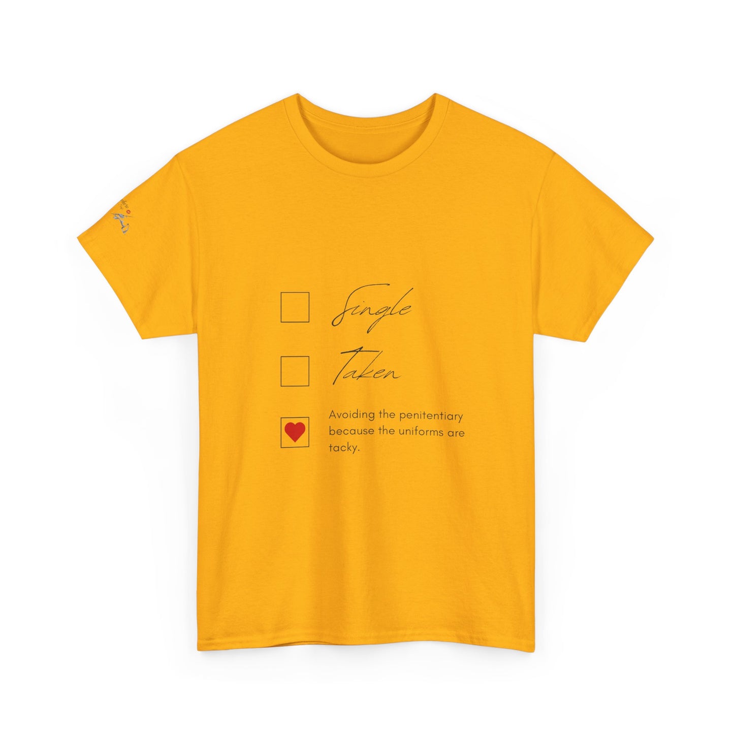 Single Taken Avoiding the Pen Play Where It's Safe T-Shirt Unisex Heavy 100% Cotton Tee