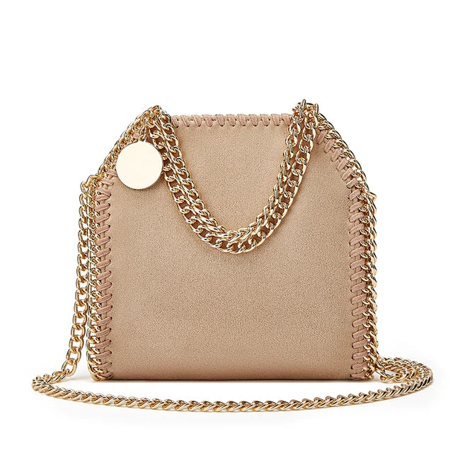 Luxury Designer Women's Chain Crossbody with Quilted Purses and Shoulder Strap Female Ladies Hand Bags