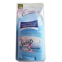 Lil' Drugstore Secret Invisible Solid Anti-Perspirant Deodorant For Women, Travel Size - 0.6 Oz/Bottle