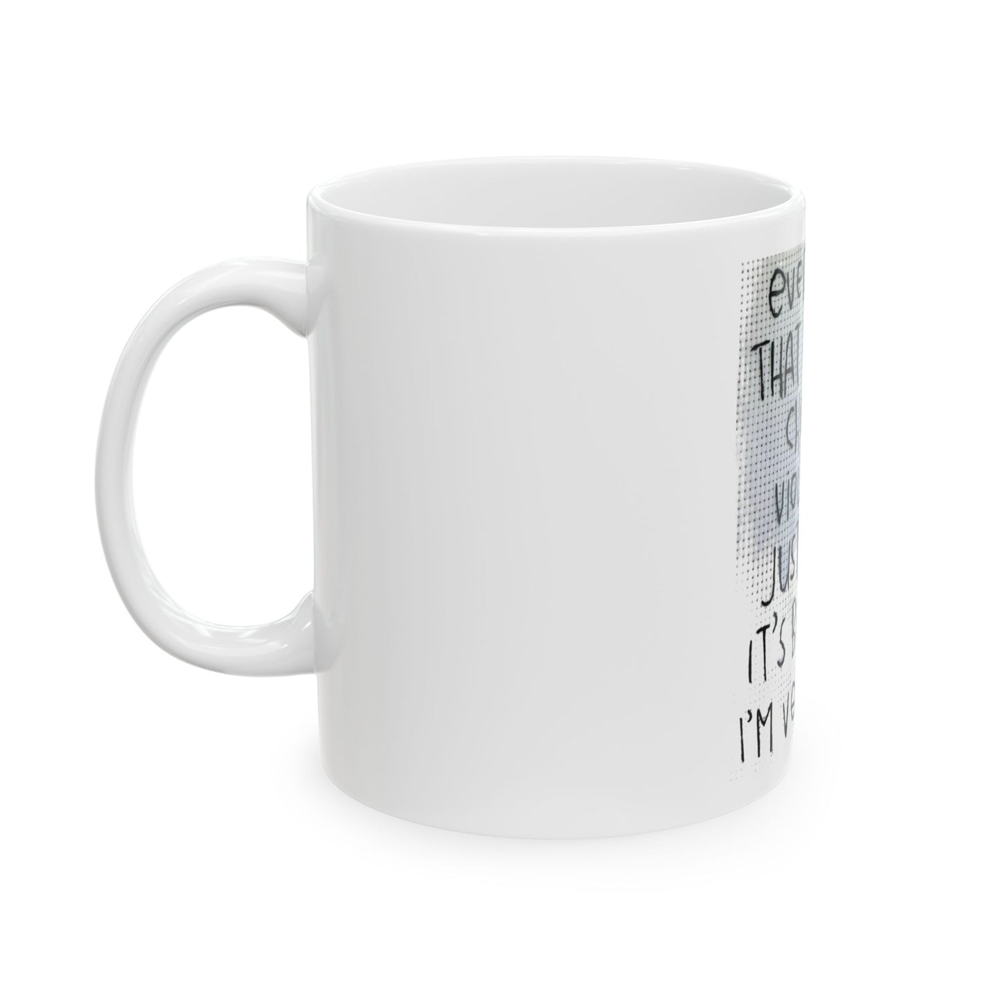 Busy Choice Ceramic Mug - 11oz & 15oz, Funny Coffee Cup for Stress Relief, Great Gift for Friends, Ideal for Office, Home, Encouraging Quote