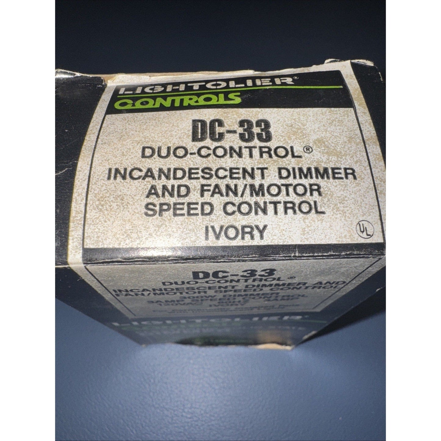 Lightolier Duo Control Dimmer Model DC:33