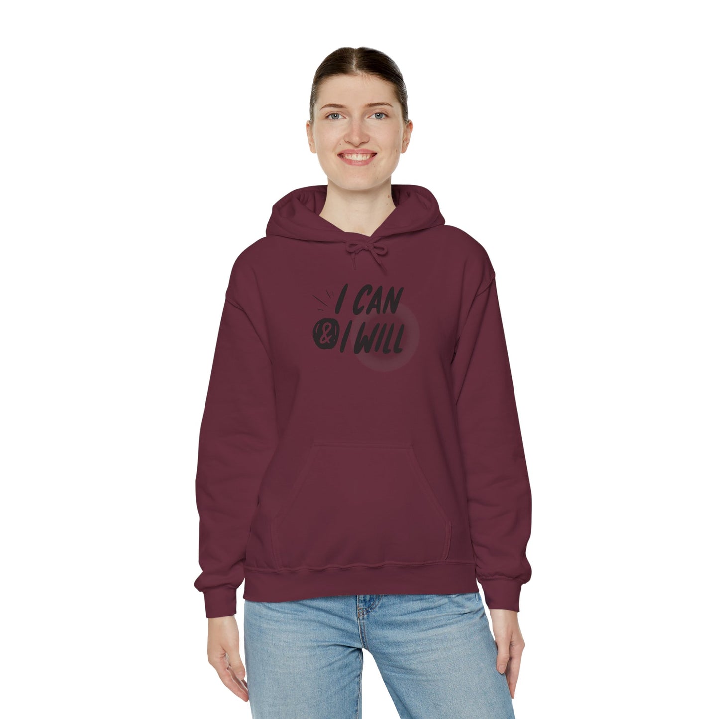 Motivational Hoodie for Empowerment, Cozy Sweatshirt for Inspirational Gift, Unisex Apparel, Perfect for Casual Wear, Gym and Self-Care