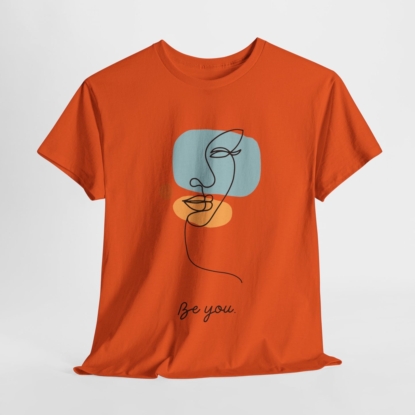 Minimalist Be You Tee, Unisex Cotton T-Shirt, Inspirational Graphic Tee, Gift for Friends, Casual Everyday Wear, Self-Love Apparel