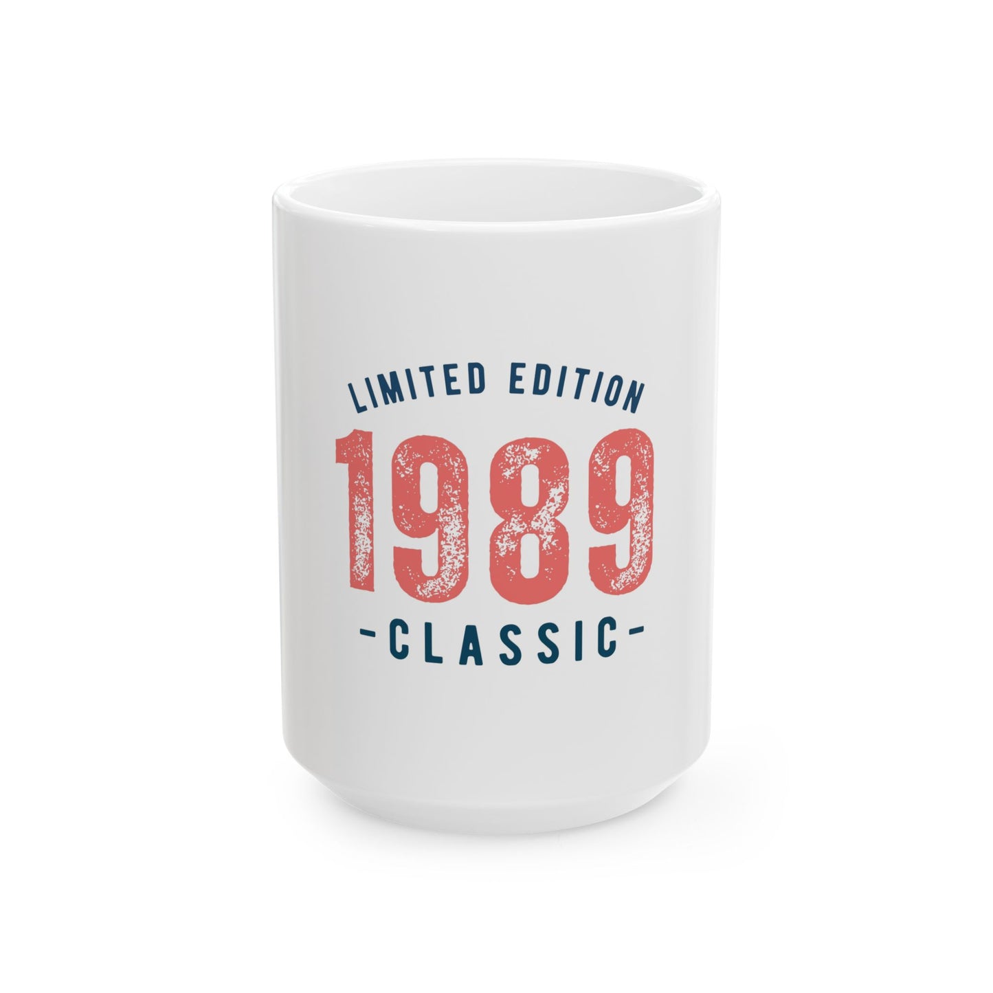 Limited Edition 1989 Classic Ceramic Mug - Perfect Gift for Coffee Lovers, Retro Vibe, Birthday, Keepsake, Home Decor