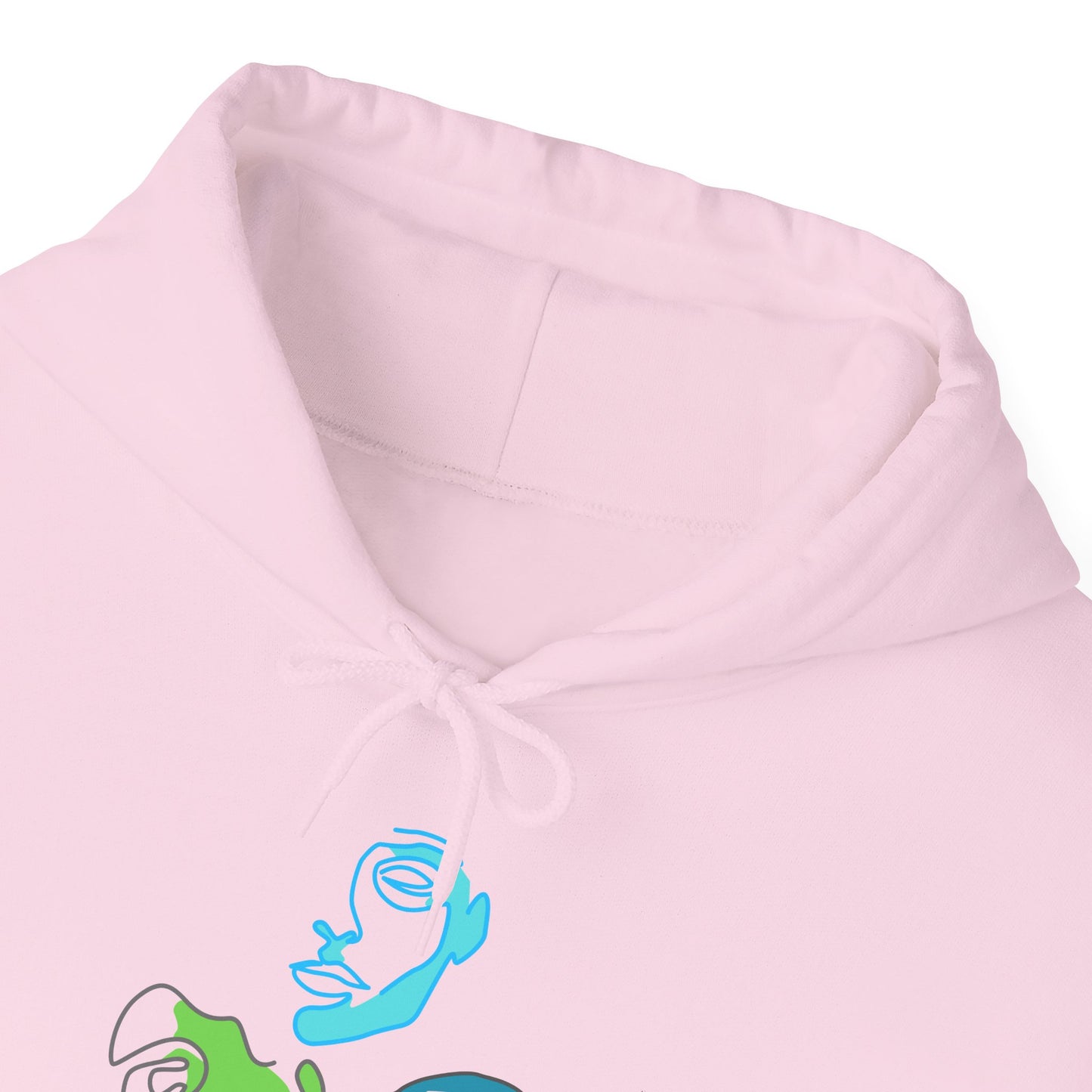 Whimsical Character Hoodie, Cozy Unisex Sweatshirt, Fun Gift for Friends, Casual Wear, Unique Art Design