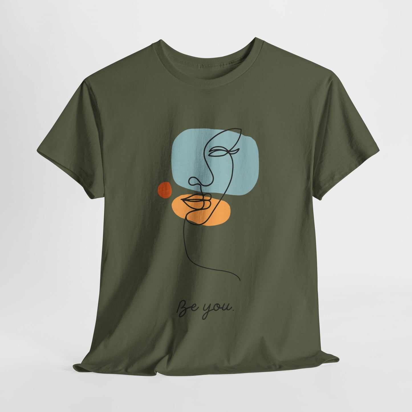 Minimalist Be You Tee, Unisex Cotton T-Shirt, Inspirational Graphic Tee, Gift for Friends, Casual Everyday Wear, Self-Love Apparel