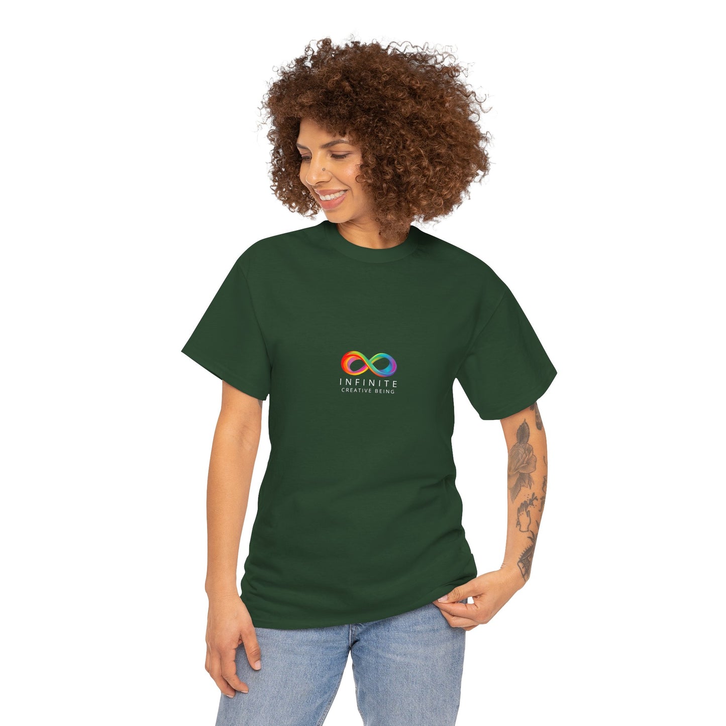 Colorful Infinite Creative Being Unisex Tee, Inclusive Fashion, Everyday Casual Wear, Gift for Friends