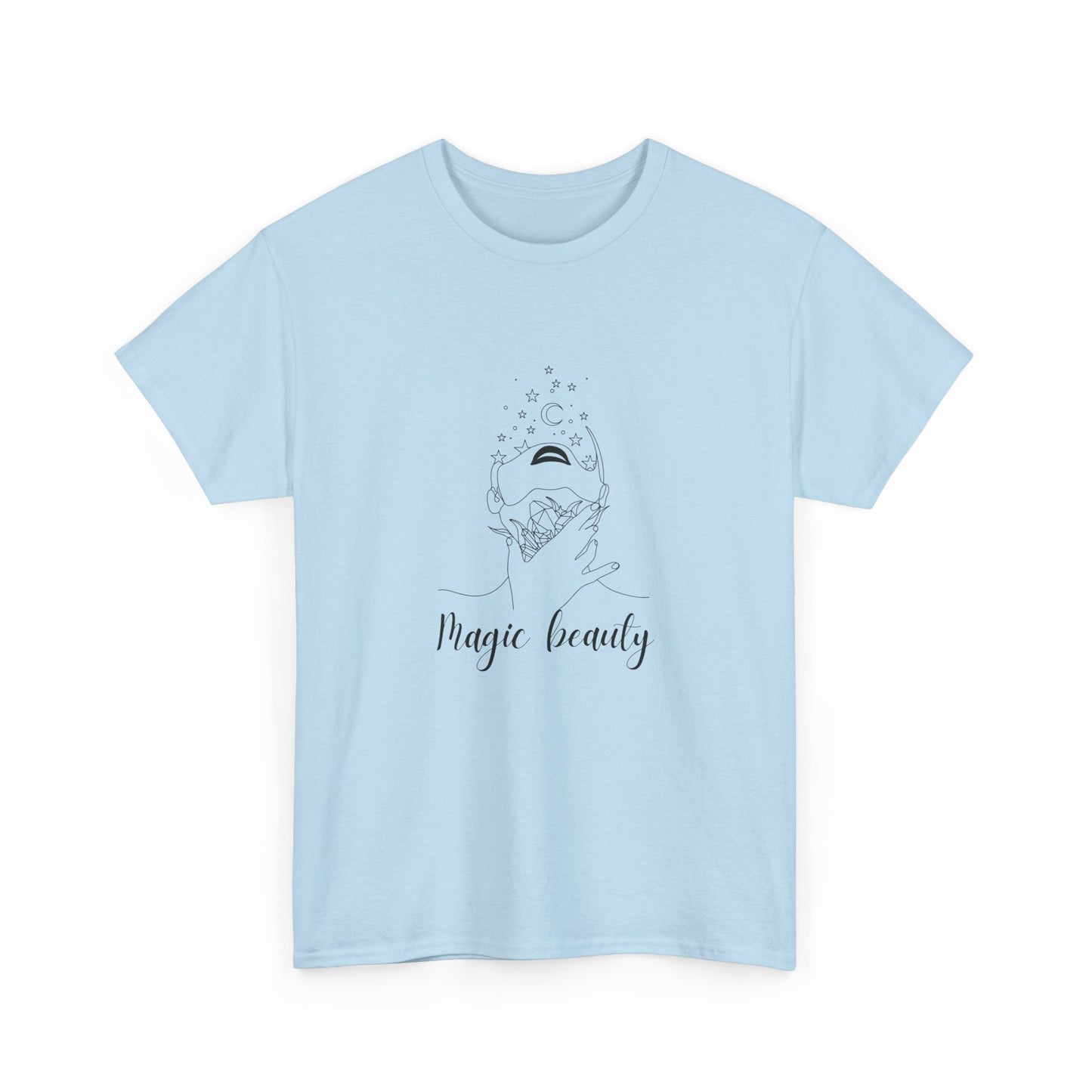 100% Heavy Cotton Tee - Magical Beauty Graphic Tee, Casual Everyday Wear, Gift for Her, Eco-Friendly Fashion, Summer Wardrobe Essential
