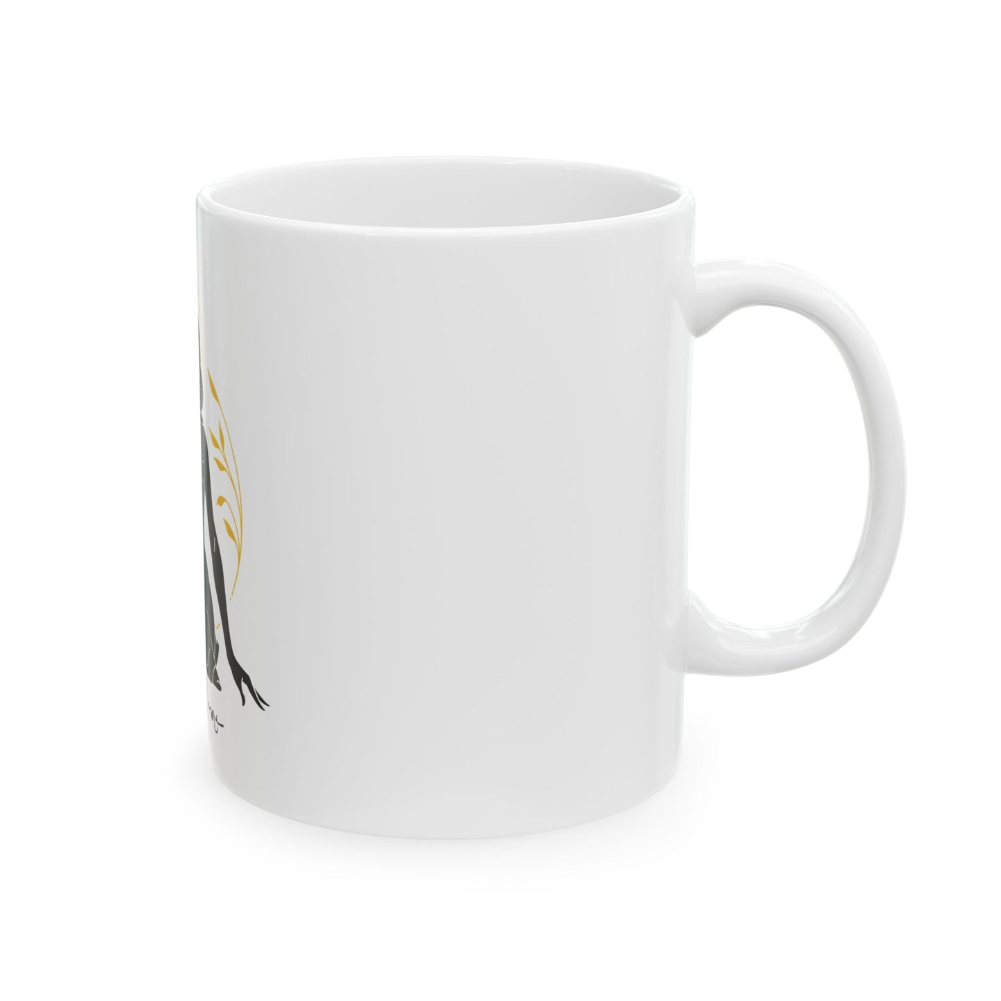 Meditative Goddess Ceramic Mug | Yoga Lover Gift, Inspirational Drinkware, Spiritual Home Decor, Mindfulness Mug, Zen Gift