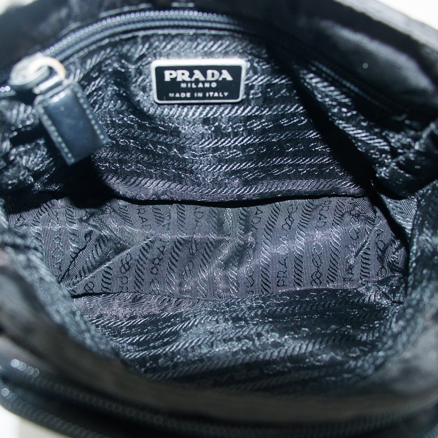 Prada Tessuto Nylon Black Mini Messanger Bag #5288