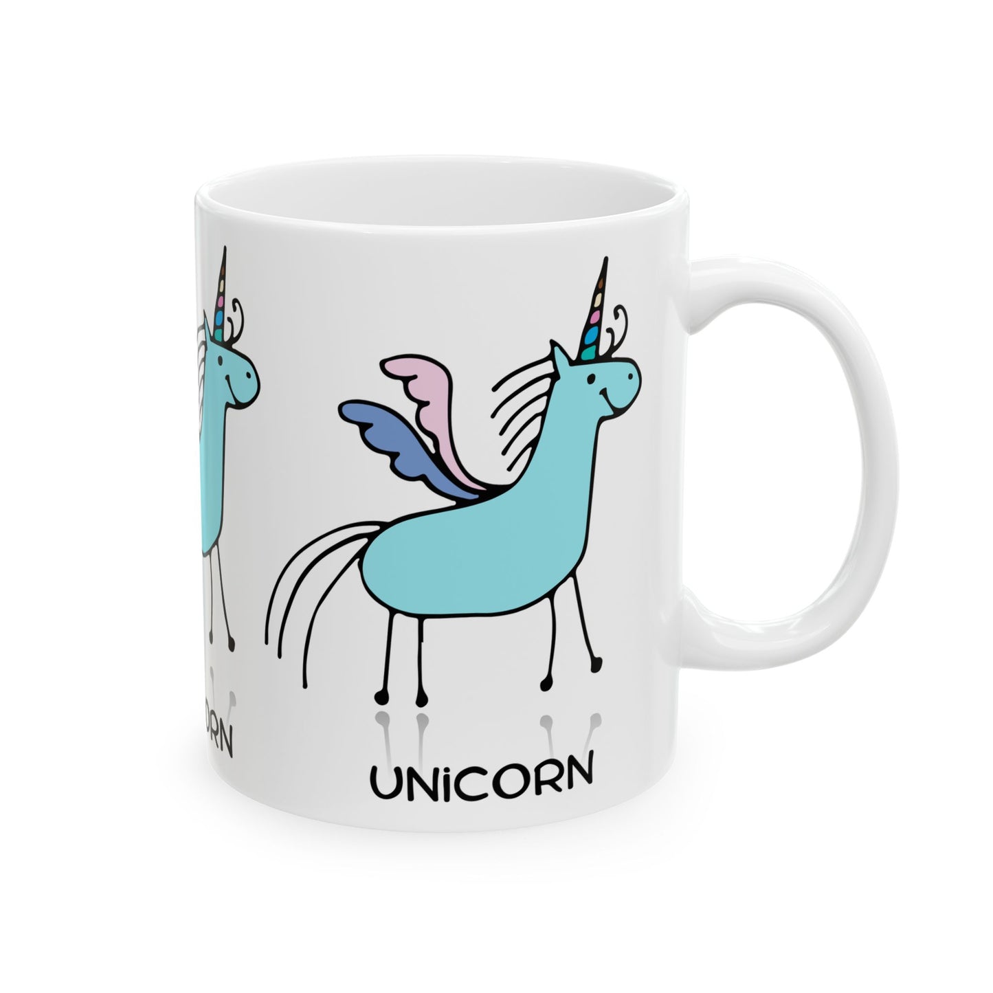 Whimsical Unicorn Ceramic Mug | Cute Gift for Kids and Unicorn Lovers | Perfect for Birthdays, Holidays, and Everyday