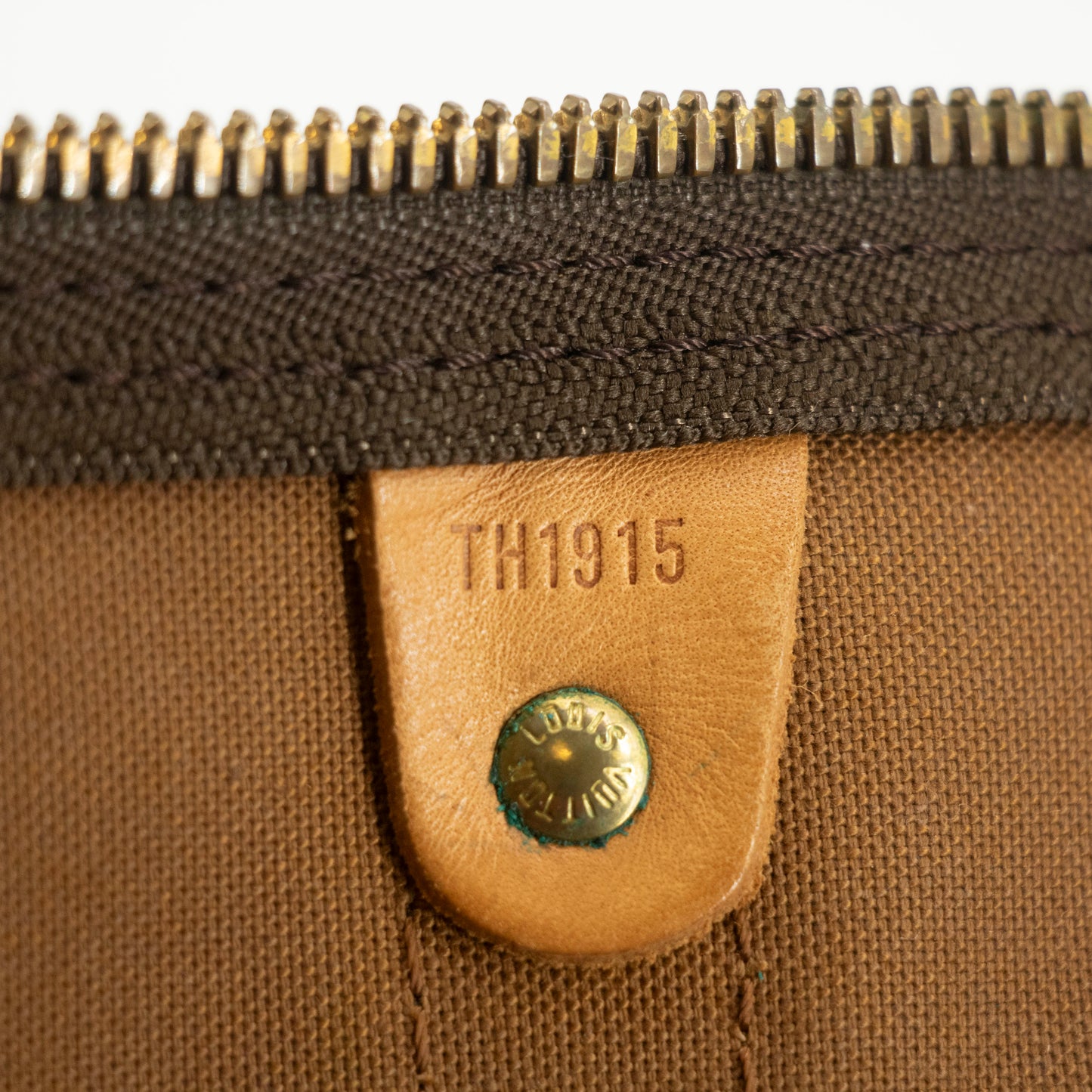 Louis Vuitton Monogram Canvas Brown Keepall Bandouliere 55 Boston Bag #5378