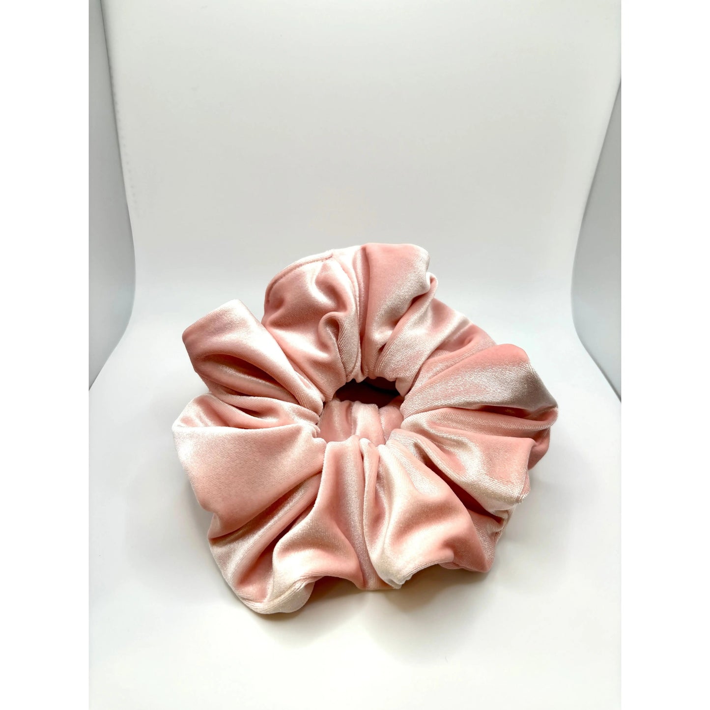 Pink Velvet Scrunchie