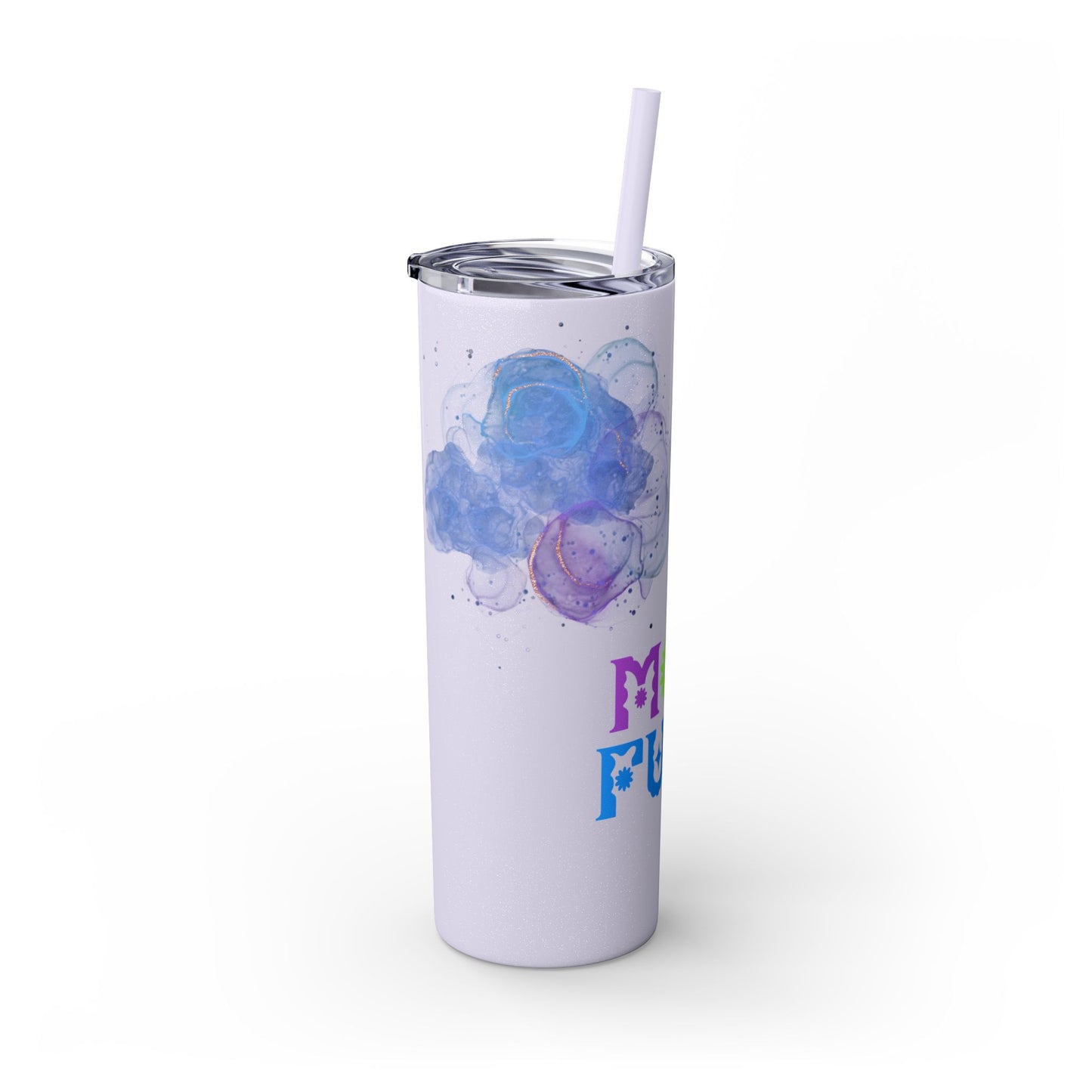 Mom Fuel Skinny Tumbler, 20oz Travel Cup, Gift for Moms, Fun Drinkware for Mothers, Perfect for Coffee and Tea