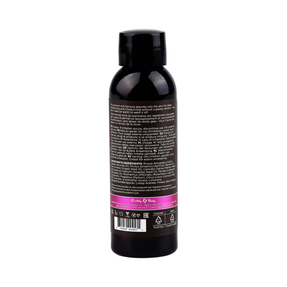 Earthly Body Hemp Seed Massage Oil 3-Piece Gift Set 2 oz.-4