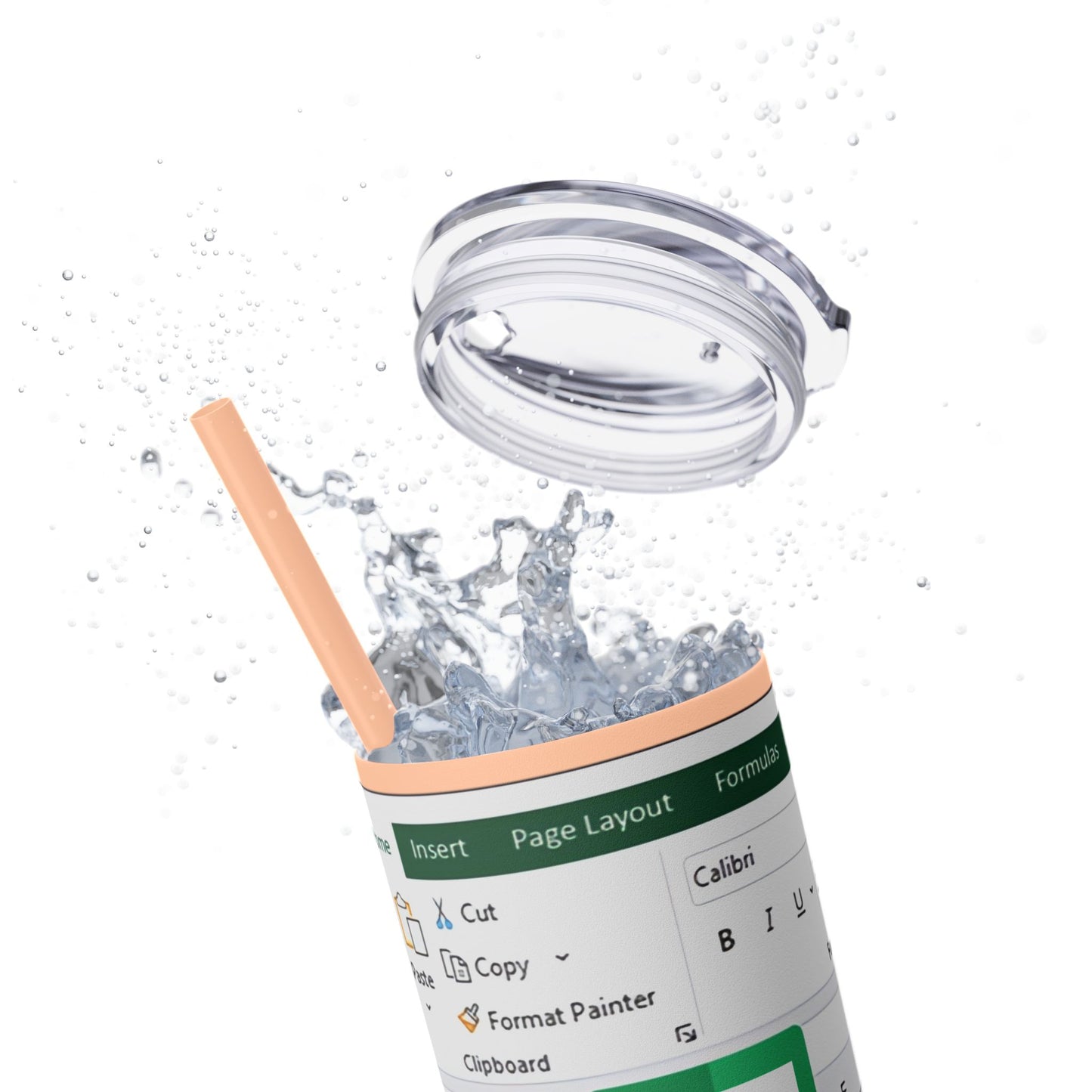 Freak in the Sheets Spreadsheet Themed Tumbler, 20oz Gift for Students, Accountants, Office Humor, Funny Drinkware