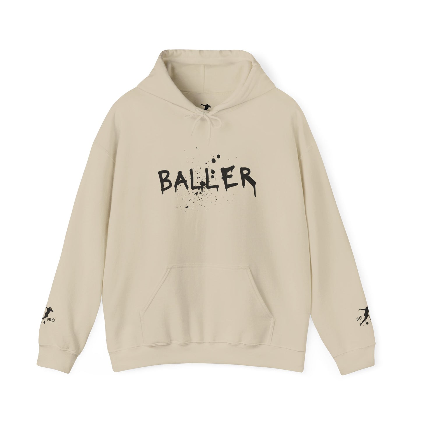 GO PRO Baller Hoodie - Unisex Heavy Blend™ Sweatshirt for Sports Lovers, Gift for Athletes, Streetwear Style, Casual Wear, Birthday Gift