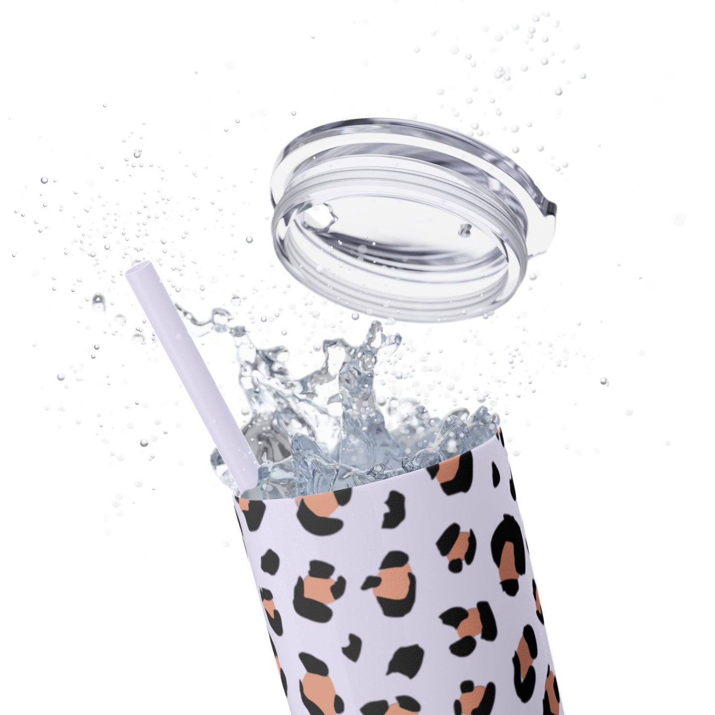 Chic Cheetah Print Tumbler, Trendy Travel Mug, Animal Print Water Bottle, Perfect Gift for Her, Stylish Beverage Container
