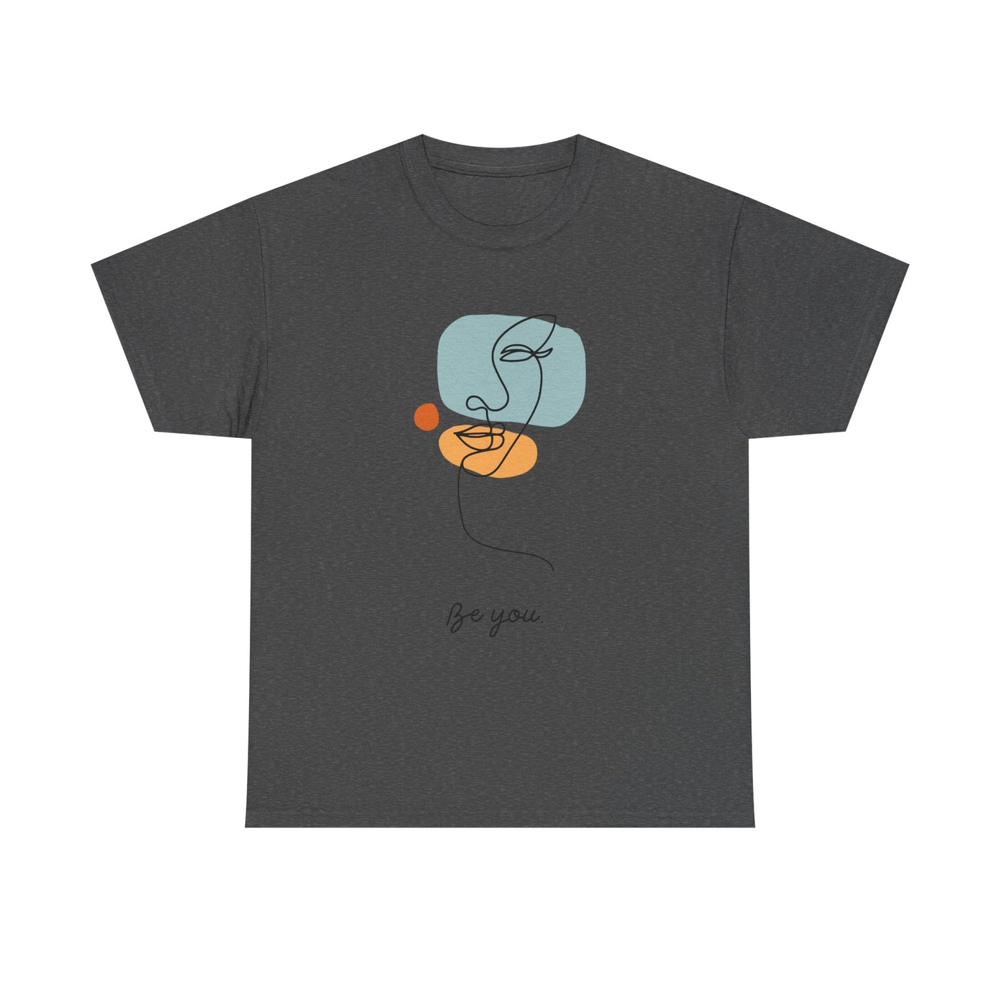 Minimalist Be You Tee, Unisex Cotton T-Shirt, Inspirational Graphic Tee, Gift for Friends, Casual Everyday Wear, Self-Love Apparel