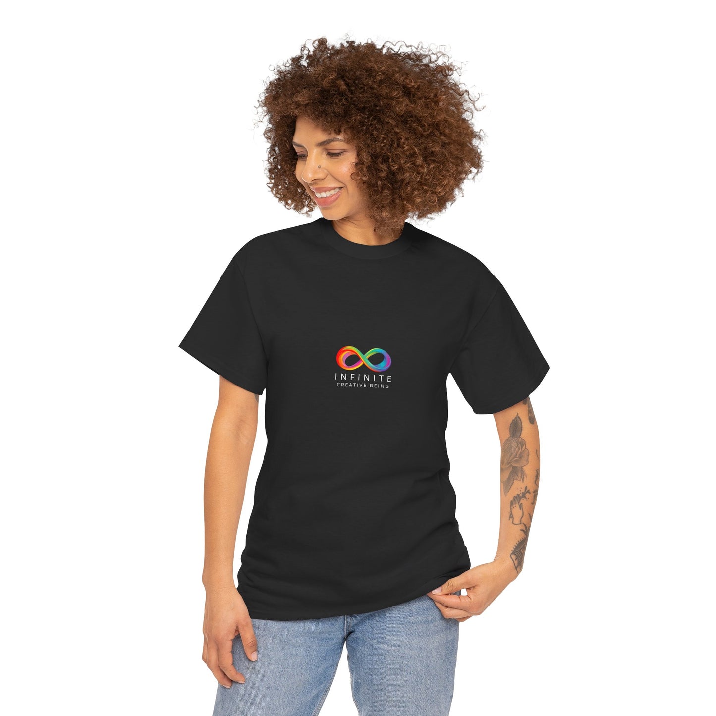 Colorful Infinite Creative Being Unisex Tee, Inclusive Fashion, Everyday Casual Wear, Gift for Friends