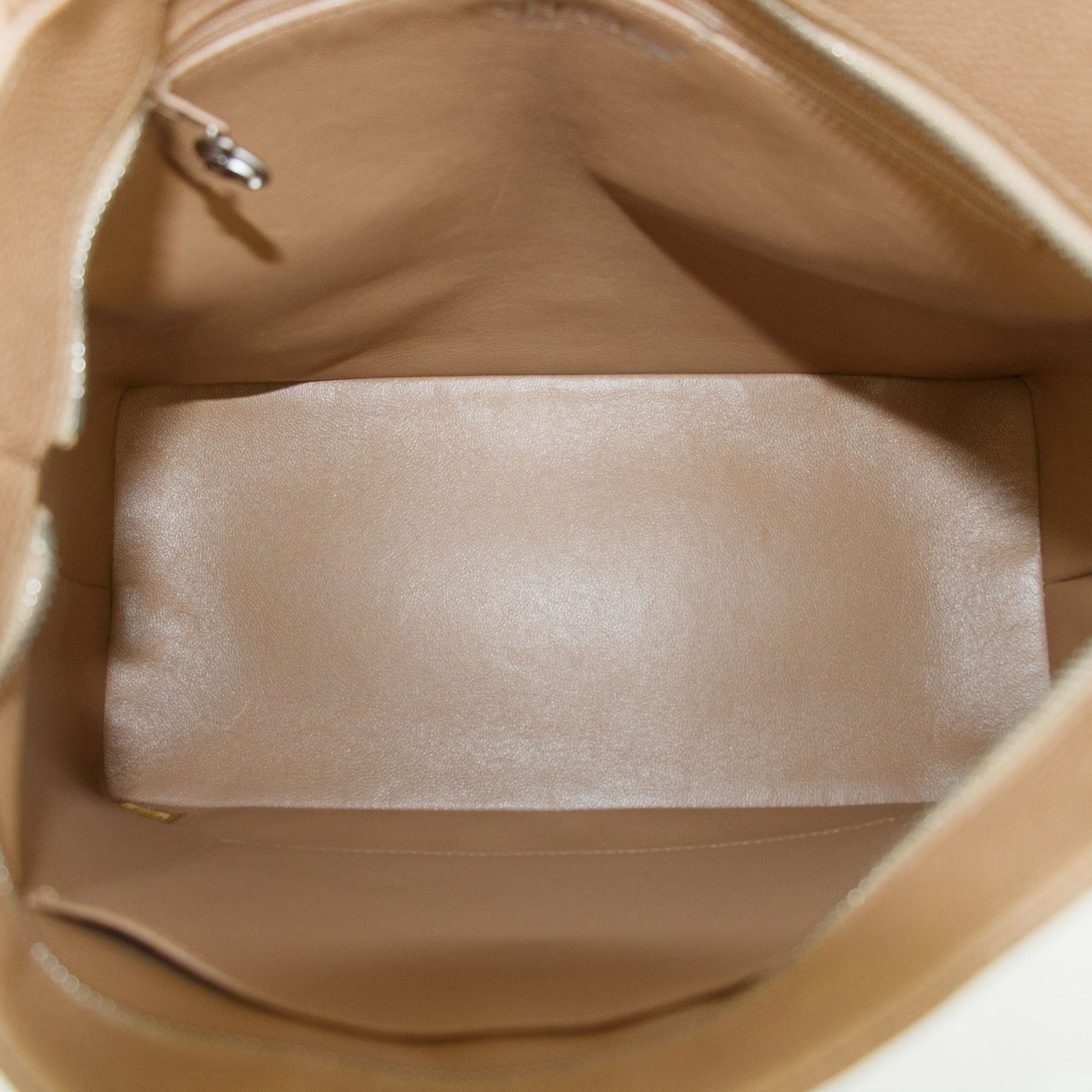 Chanel CC Caviar Quilted Leather Brown Medallion Tote #5755